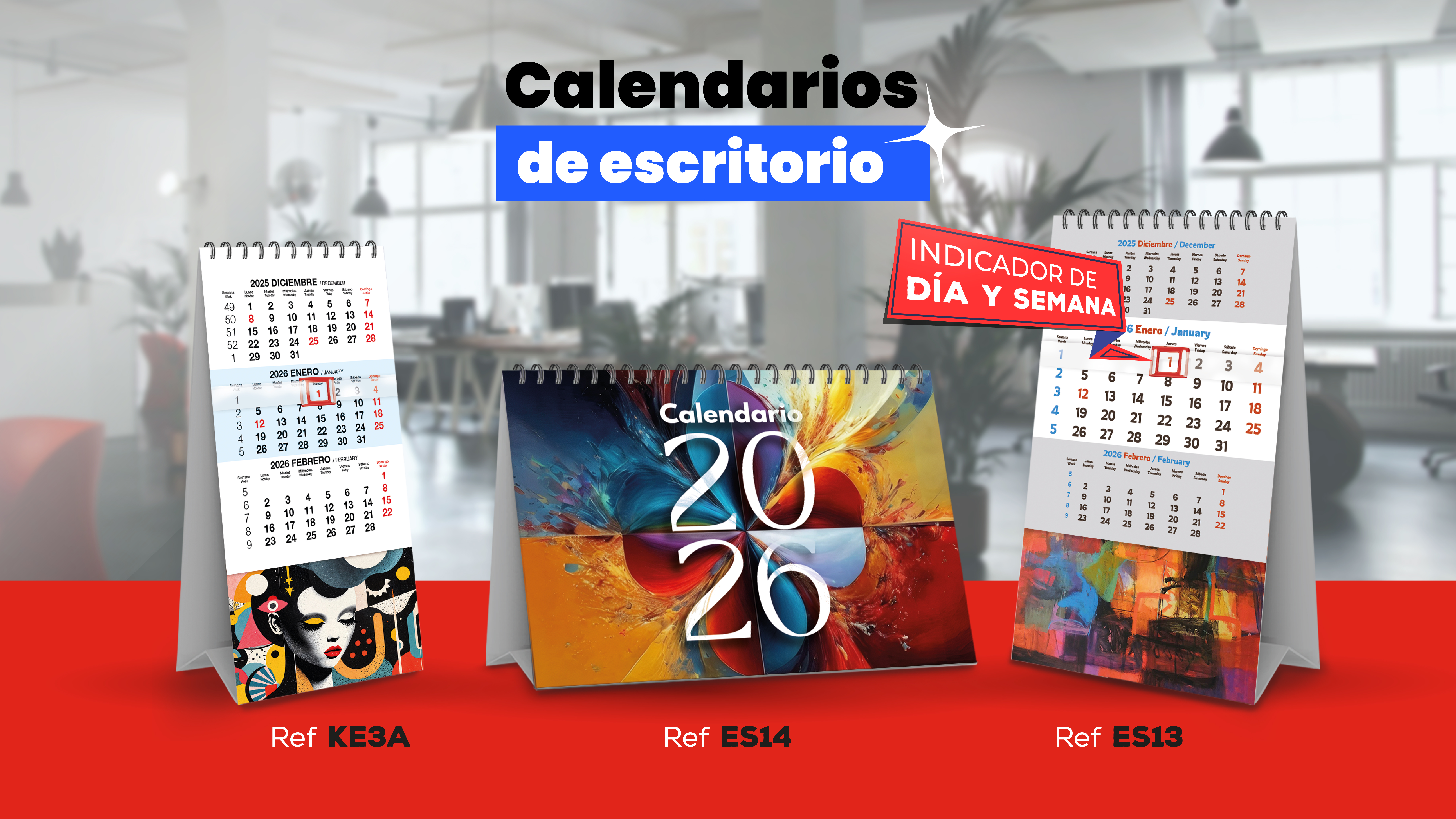 Kimdo - Calendarios de 3 Meses  CALENDARIOS PROMOCIONALES 